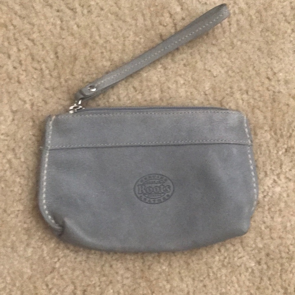 Roots leather Wristlet